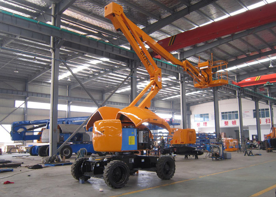 Κίνα 16 το μέτρο 2WD άρθρωσε τον υδραυλικό ανελκυστήρα βραχιόνων με την ικανότητα 180 230kgs επιστροφής πλατφόρμα προμηθευτής
