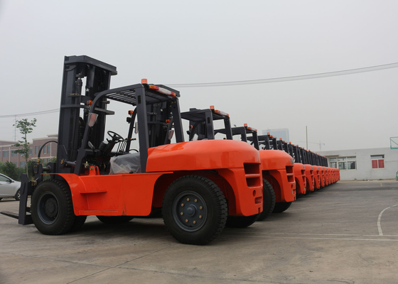 Κίνα Μεγάλη ικανότητα 10 τόνοι υδραυλικό Forklift υλικού χειρισμού diesel με τη μηχανή Isuzu προμηθευτής