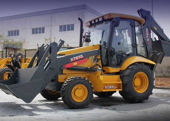 Μεγάλο συμπαγές Backhoe 21 φορτωτών τρακτέρ κατασκευαστικού προγράμματος ανώτατη συστημική πίεση MPA προμηθευτής